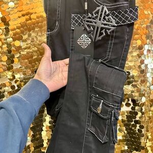 Trendy Black Bootcut Jeans